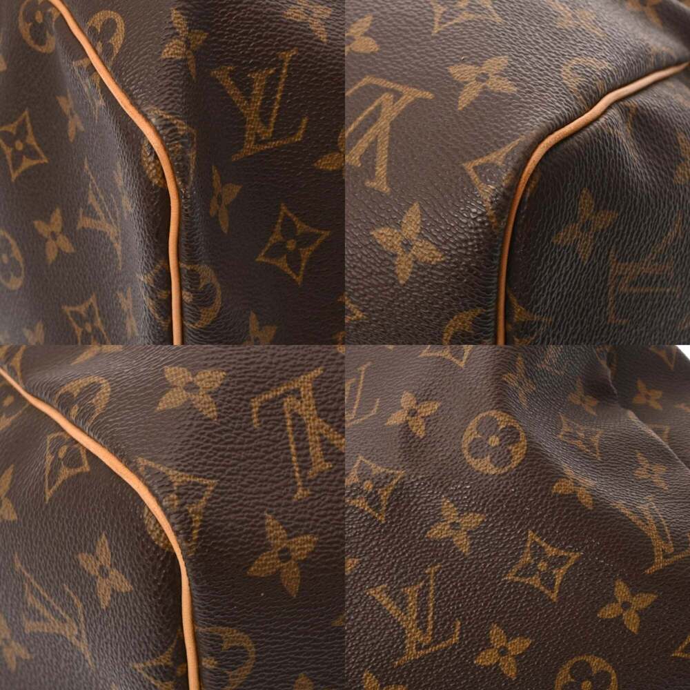 LOUIS VUITTON Brown Monogram Canvas Keepall 55 Boston Bag - Picture 9 of 11